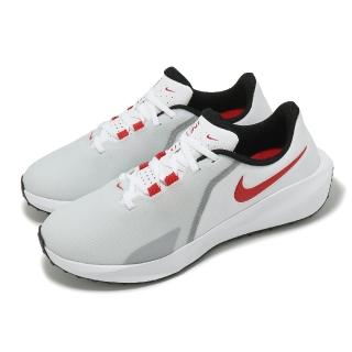 【NIKE GOLF】高爾夫球鞋 Infinity G NN 寬楦 男鞋 女鞋 白 紅 高球 休閒鞋(FN0565-101)