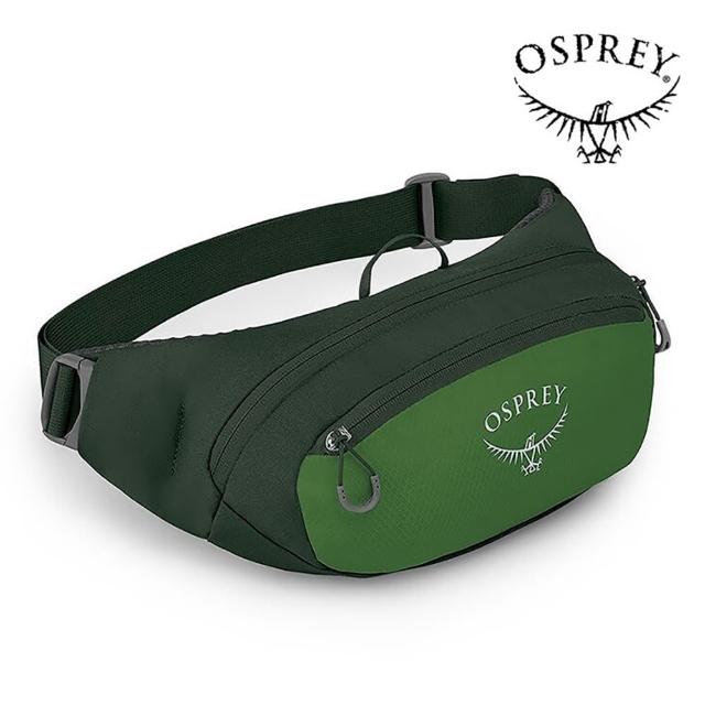 【Osprey】母親節禮物 Daylite Waist 隨身腰包 翠綠帶/綠色樹冠(運動腰包 多功能腰包 旅行腰包)