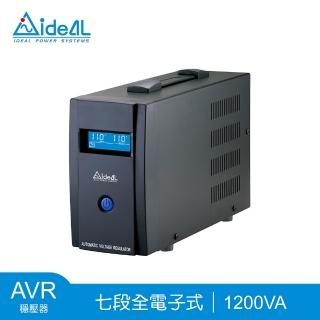 【IDEAL 愛迪歐】IPT Pro-1200L 1200VA 七段式穩壓器(穩壓器AVR)