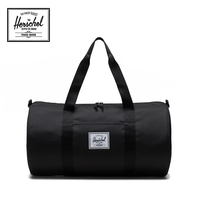 Herschel 官方直營 手提包 旅行袋 健身包 側背包 圓筒包 28L Classic Gym Bag 黑(11381-00001-OS)