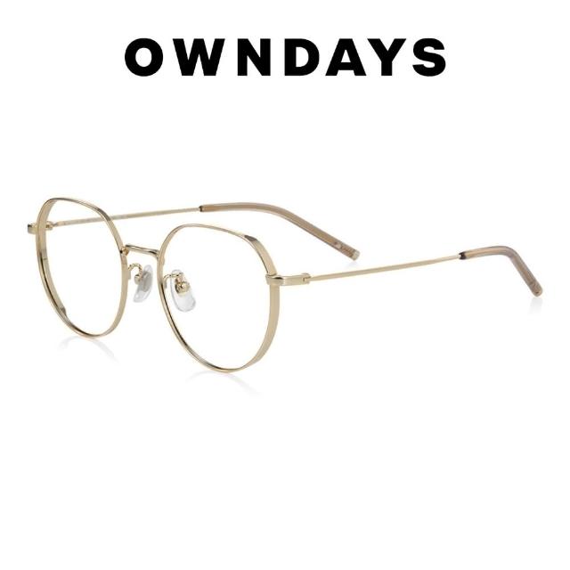 【OWNDAYS】+NICHE系列 文青金屬款光學眼鏡(NC3027C-3A C2)