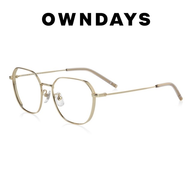 【OWNDAYS】+NICHE系列 文青金屬款光學眼鏡(NC3026C-3A C2)