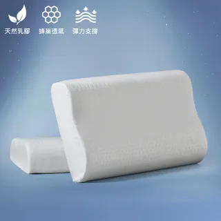 【Tonia Nicole 東妮寢飾】防螨抗菌乳膠工學枕(1入)