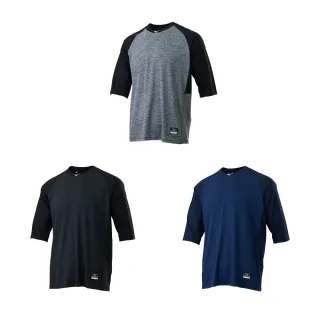 【MIZUNO 美津濃】七分袖棒球練習服 12TCBL22XX（任選一件）(T恤)