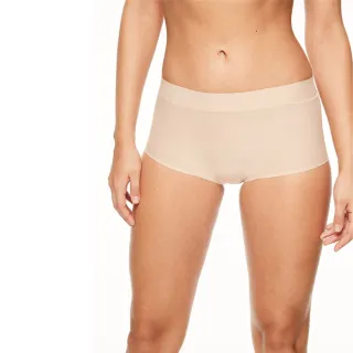【Chantelle 仙黛爾】Soft Stretch.涼感透氣平口無痕內褲 膚色.10640_0WU(超強彈力包覆)