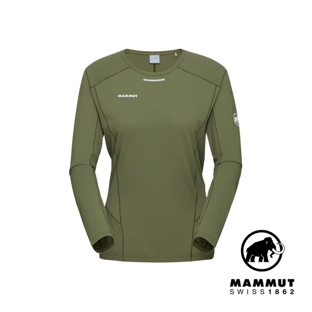 Mammut 長毛象 Aenergy FL Longsleeve Women 輕量抗菌長袖排汗衣 沼澤綠 女款 #1016-01380