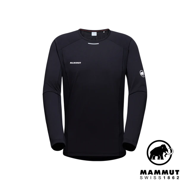 Mammut 長毛象 Aenergy FL Longsleeve Men 輕量抗菌長袖排汗衣 黑色 男款 #1016-01370