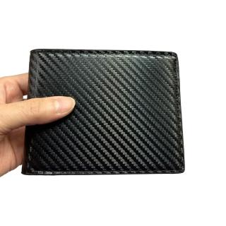 【SNOW.bagshop】短夾紳士防盜刷牛皮材質(加長尺寸活動型證件夾)