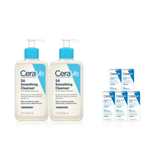 【CeraVe 適樂膚】雙入組★水楊酸煥膚淨嫩潔膚露 236ml x2(改善粗糙顆粒)