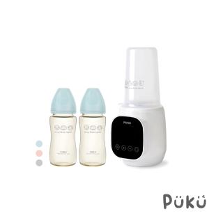 【PUKU 藍色企鵝】Milky高效智能多功能溫奶器(含PPSU寬口奶瓶330ml*2)