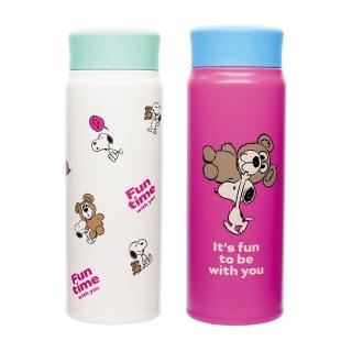 【大西賢製販】SNOOPY 史努比 不鏽鋼保冷保溫瓶 480ml FUN TIME(餐具雜貨)