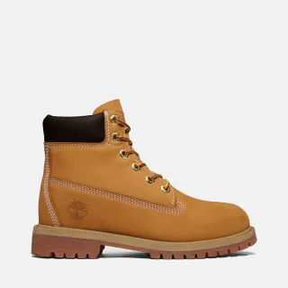 【Timberland】童款小麥色Timberland☆ Premium經典防水6吋靴（5-9Y）(12909713)