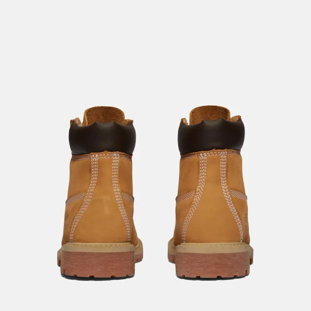 【Timberland】童款小麥色Timberland☆ Premium經典防水6吋靴（5-9Y）(12909713)