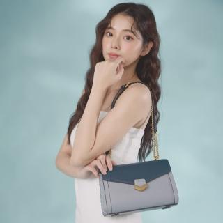 【金安德森】Chaya翻蓋斜側包(普魯士藍)