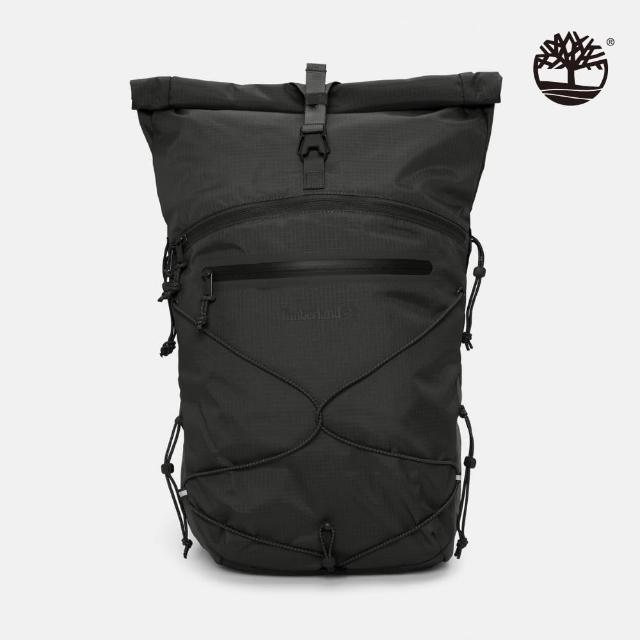 【Timberland 官方旗艦】中性黑色健行後背包(A5SMY001)