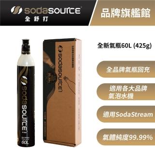 【SodaSource】全舒打 425g CO2 全新二氧化碳鋼瓶(氣瓶適用SodaStream及各大品牌氣泡水機)