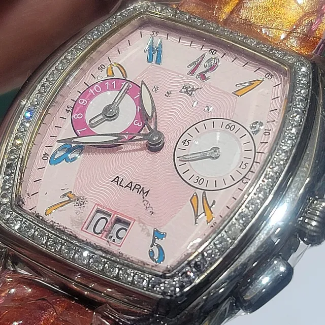 【ROSDENTON 勞斯丹頓】公司貨 時間導演 晶鑽石英鬧鈴錶38㎜-加多重好禮 R01(3A08BA-P)