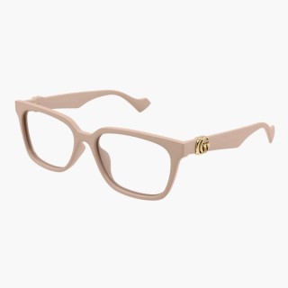 【GUCCI 古馳】方形膠框光學眼鏡(GG1537OK-003 GG LOGO系列)