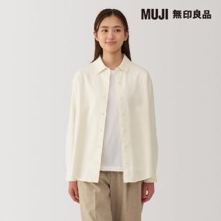 【MUJI 無印良品】女雙面起毛法蘭絨標準領長袖襯衫(共6色)