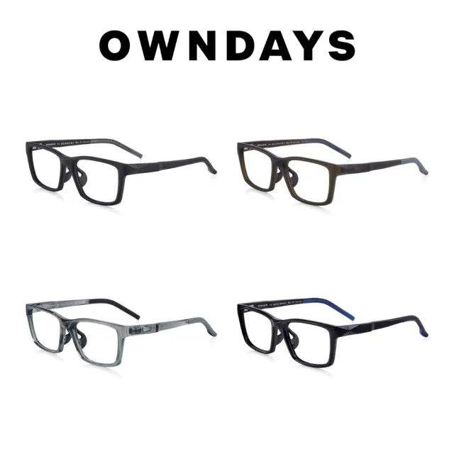 【OWNDAYS】AIR FIT輕薄系列方型光學眼鏡(AF2012N-4S)