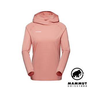 【Mammut 長毛象官方直營】Selun FL Sun Hoody Women 機能套頭連帽上衣 石英粉 女款 #1016-01430