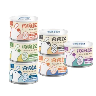 【T.N.A. 悠遊】狗狗說Tasty犬用主食罐165g/6入組-成犬適用(狗罐頭/狗主食罐)