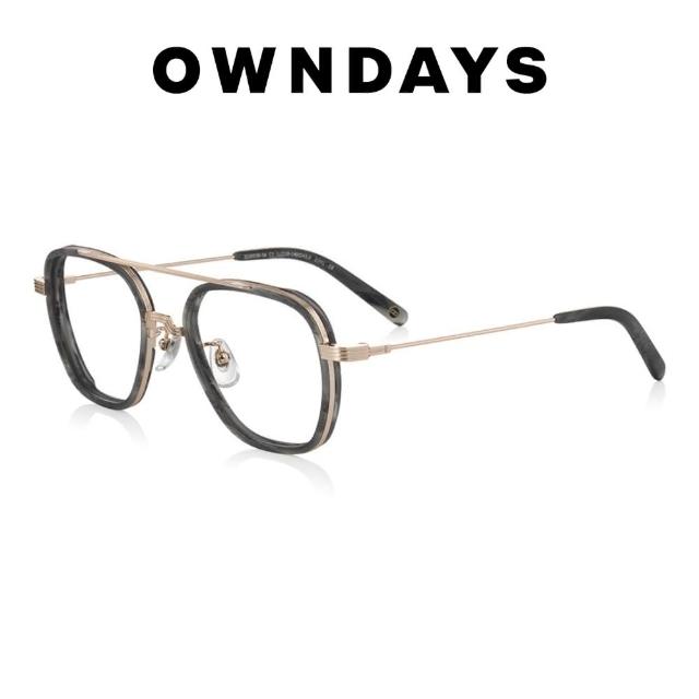 【OWNDAYS】John Dillinger系列 威靈頓款金屬框光學眼鏡(JD2053B-3A C3)