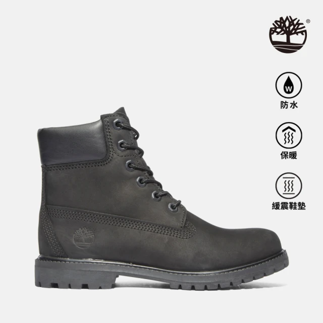 Timberland 女款黑色Timberland☆防水6吋靴(8658A001)