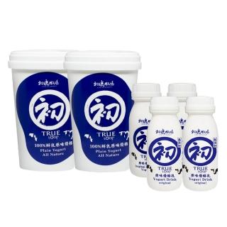 【初鹿牧場】鮮奶優格2罐+優酪乳200mlx4瓶
