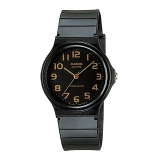 【CASIO 卡西歐】MQ-24-1B2超薄簡約風格指標錶(學生考試必備 錶徑約3.5公分)
