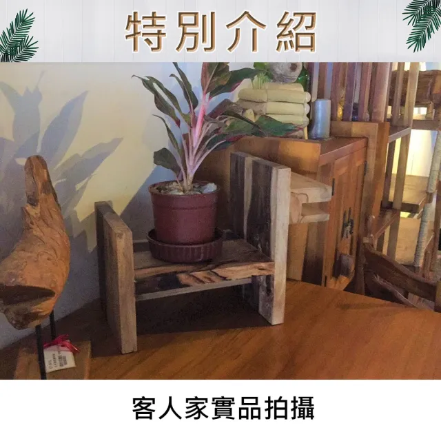 吉迪市柚木家具】胡桃木小狗造型花台LT-049(置物架花架展示架鄉村