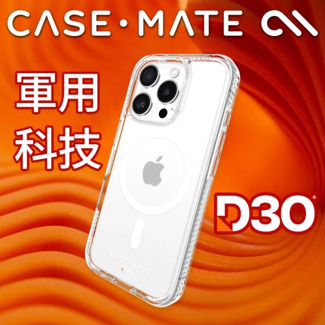 CASE-MATE iPhone 16 Pro Tough D3O 極強悍 MagSafe 防摔手機殼 - 透明