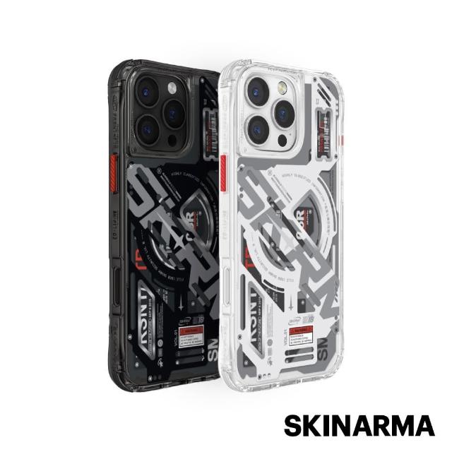 【Skinarma】iPhone 16 Pro 6.3吋 EKHO 品牌電路板磁吸防摔手機殼 附扣具