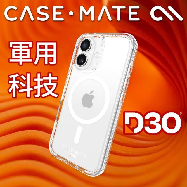 【CASE-MATE】iPhone 16 Tough D3O 極強悍 MagSafe 防摔手機殼 - 透明