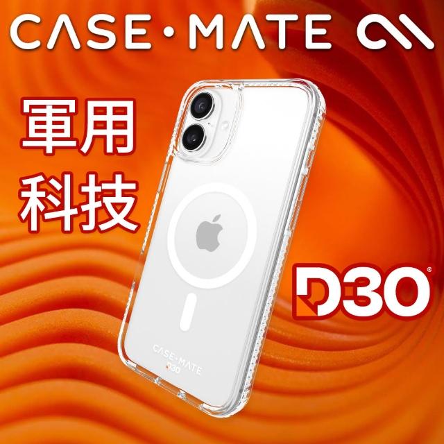 【CASE-MATE】iPhone 16 Plus Tough D3O 極強悍 MagSafe 防摔手機殼 - 透明