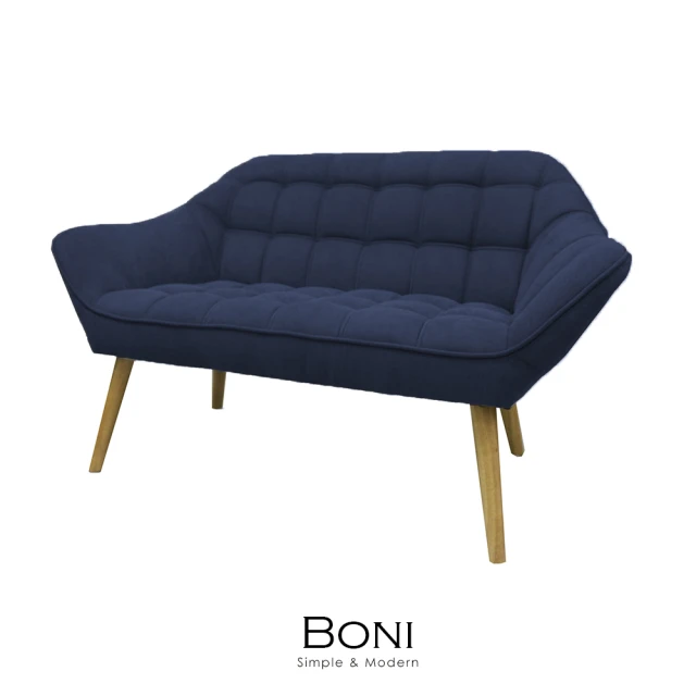 IDEA 泰勒簡約亞麻布飽滿雙人座沙發/布沙發(2色任選)評