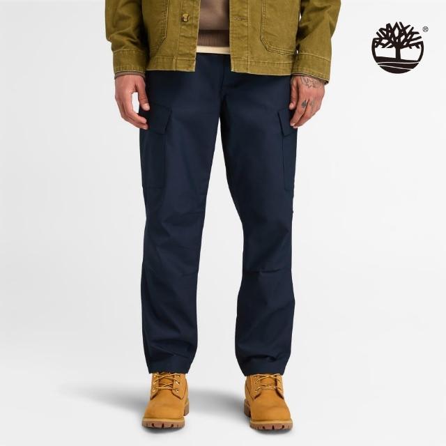 【Timberland】男款深寶石藍工裝長褲(A6Y8A433)