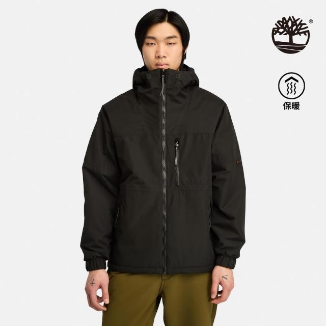 【Timberland】男款黑色PrimaLoft R防水保暖外套(A5M5E001)