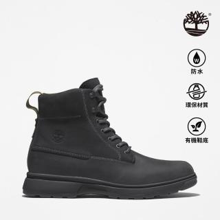 【Timberland】男款黑色防水中筒靴(A43UN015)