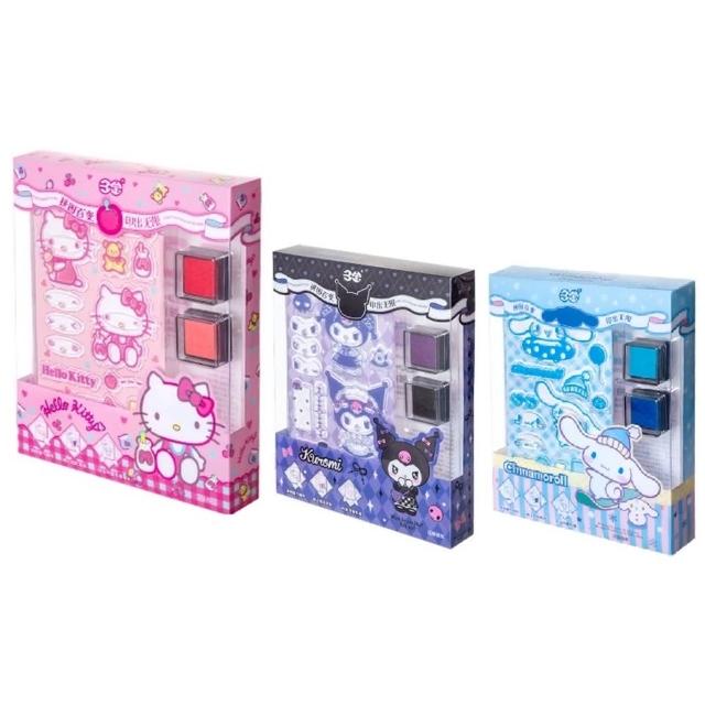 【SANRIO 三麗鷗】趣味DIY印章組 共3款(KITTY  酷洛米 大耳狗)