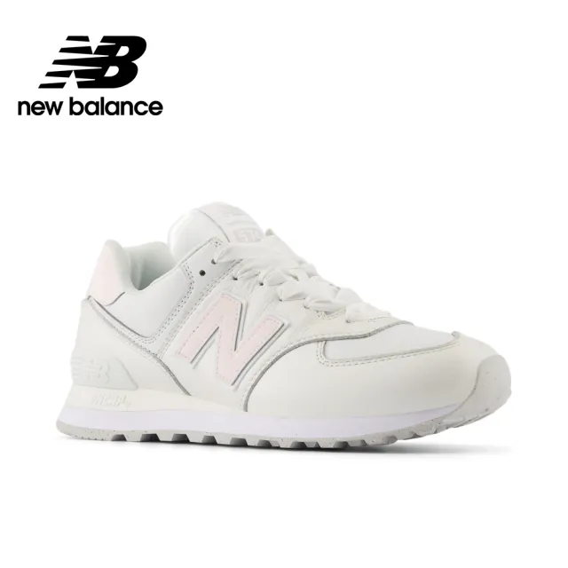 【NEW BALANCE】NB 復古鞋/運動鞋_WL574FJ2-B_女性_奶油粉_緞帶鞋帶(MOMO獨家販售)