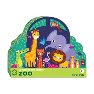 【風車圖書】動物園(造型大片拼圖屋)