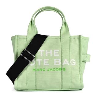 【MARC JACOBS 馬克賈伯】THE MINI TOTE 經典帆布兩用迷你托特包(青蘋果綠)