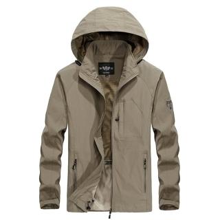【巴黎精品】現貨+預購 風衣外套防風夾克(防水休閒連帽可拆男夾克4色a1hg46)