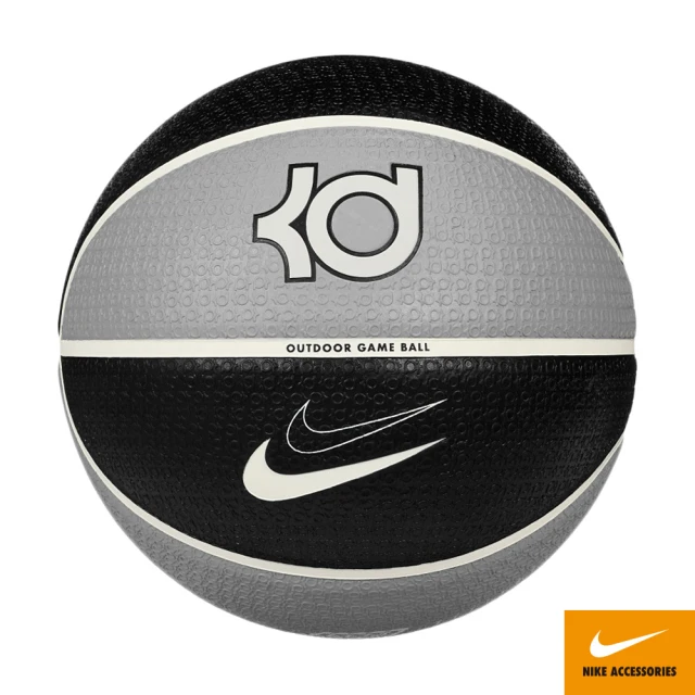 NIKE 耐吉 籃球PLAYGROUND 8P 2.0 K DURANT 7號球 N100711203007黑灰(比賽 戶外 耐磨 控球精準 手感佳)