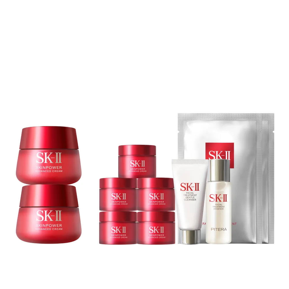 【SK-II】官方直營 致臻肌活能量活膚霜 100g雙入組(加大版/全新升級/乳霜)