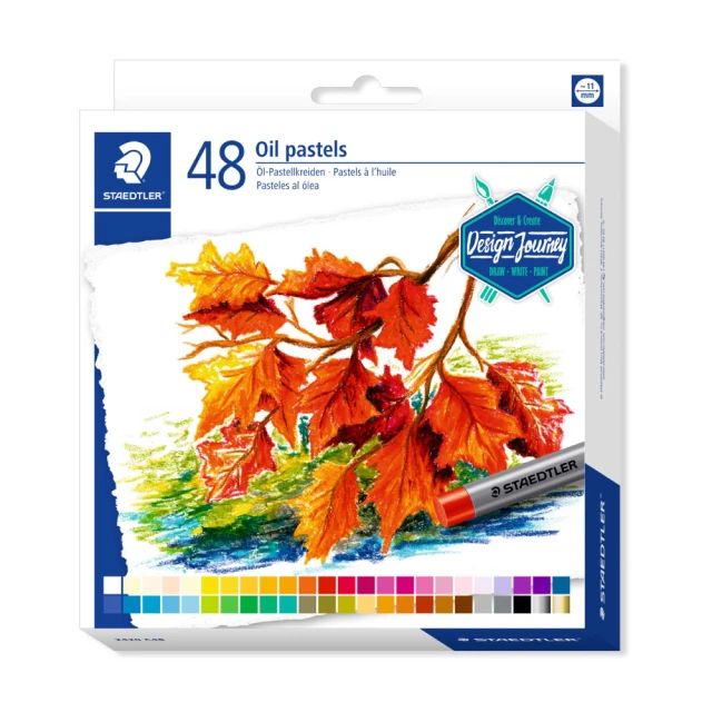 STAEDTLER 施德樓 施德樓 金鑽專家級油性粉彩48色組 MS2420C48