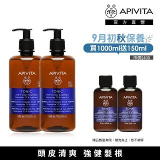 【APIVITA】活化洗髮精-控油版 500ml 2入組