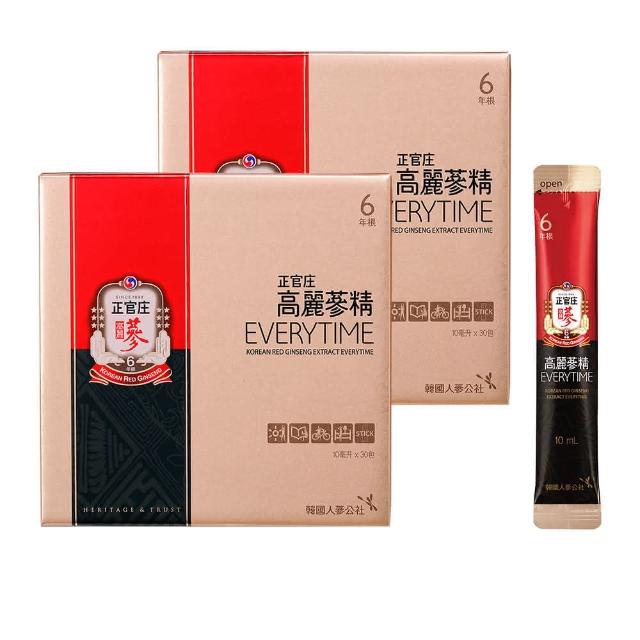 【正官庄】高麗蔘精EVERYTIME 2盒組(許光漢限定腰封 momo獨家)