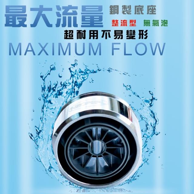【金德恩】內外牙兩用水龍頭整流器(起泡器 省水器 節水器 水波器 過濾器 起波頭)
